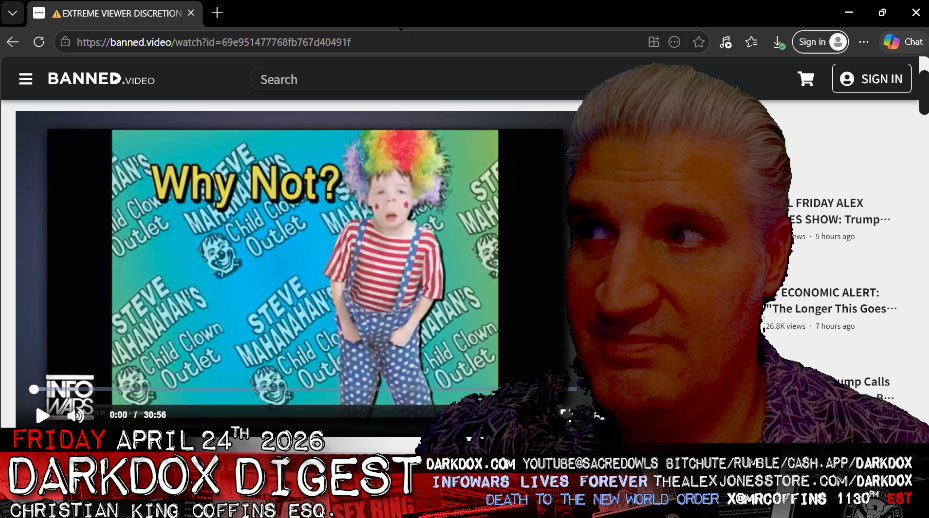 042426 TIM HEIDECKER Hired By The Onion To Take Over Infowars Produced Pro-Pedophile Child Torture