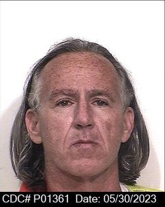 Booking photograph of David Rademaker provided by California Department of Corrections